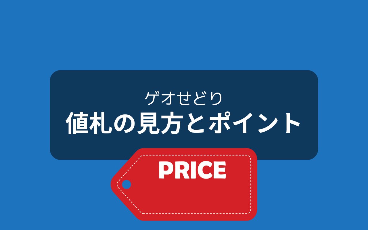 ゲオせどりで知っておくべき値札の意味